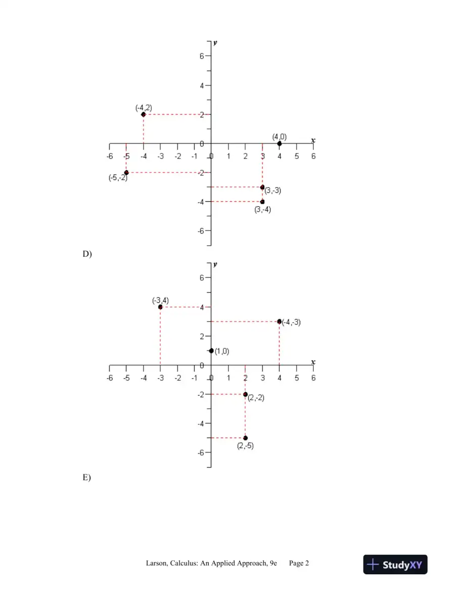 Brief Calculus : An Applied Approach, 9th Edition Test Bank, page 3