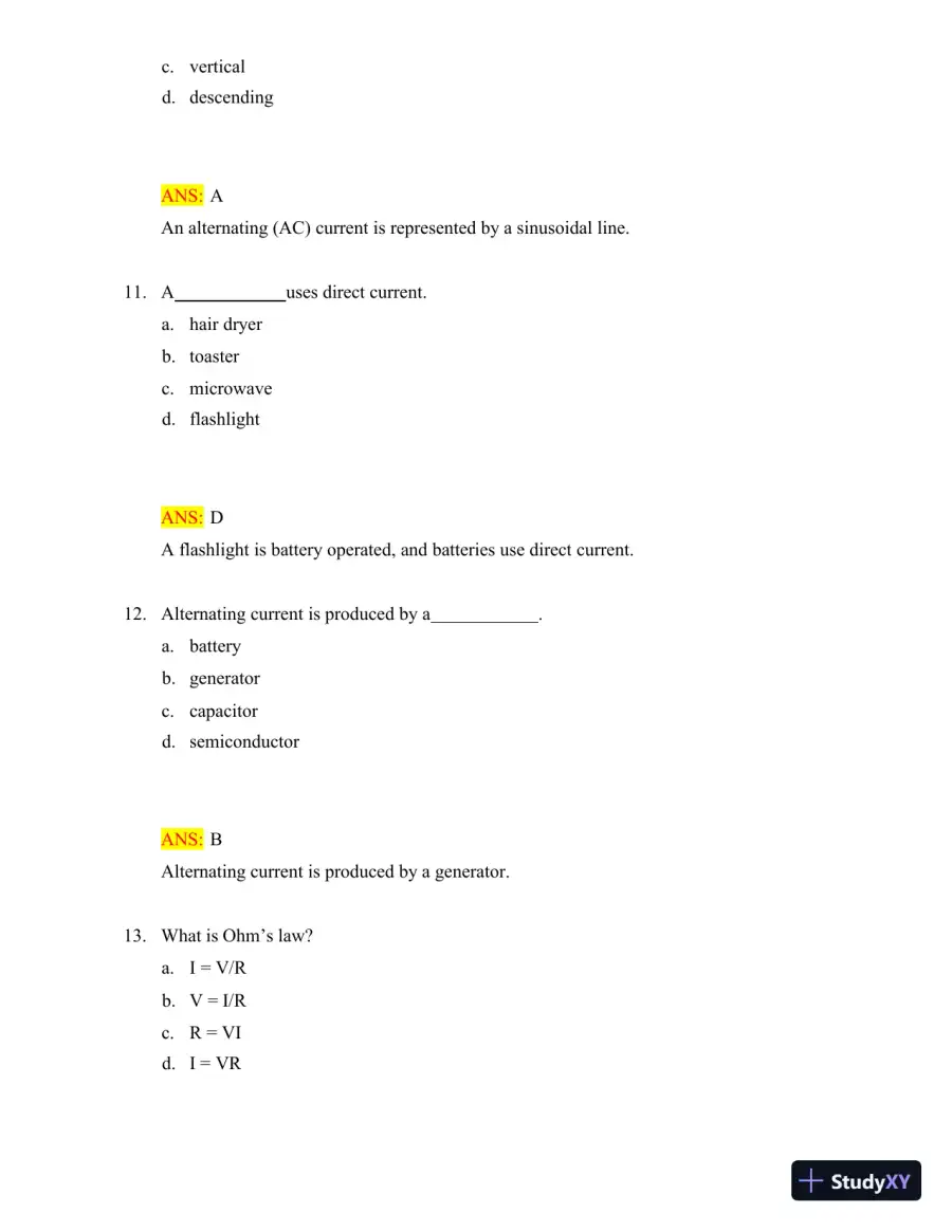 Test Bank for Radiologic Science for Technologists: Physics, Biology, and Protection, 12th Edition (Chapters 1-40), page 20