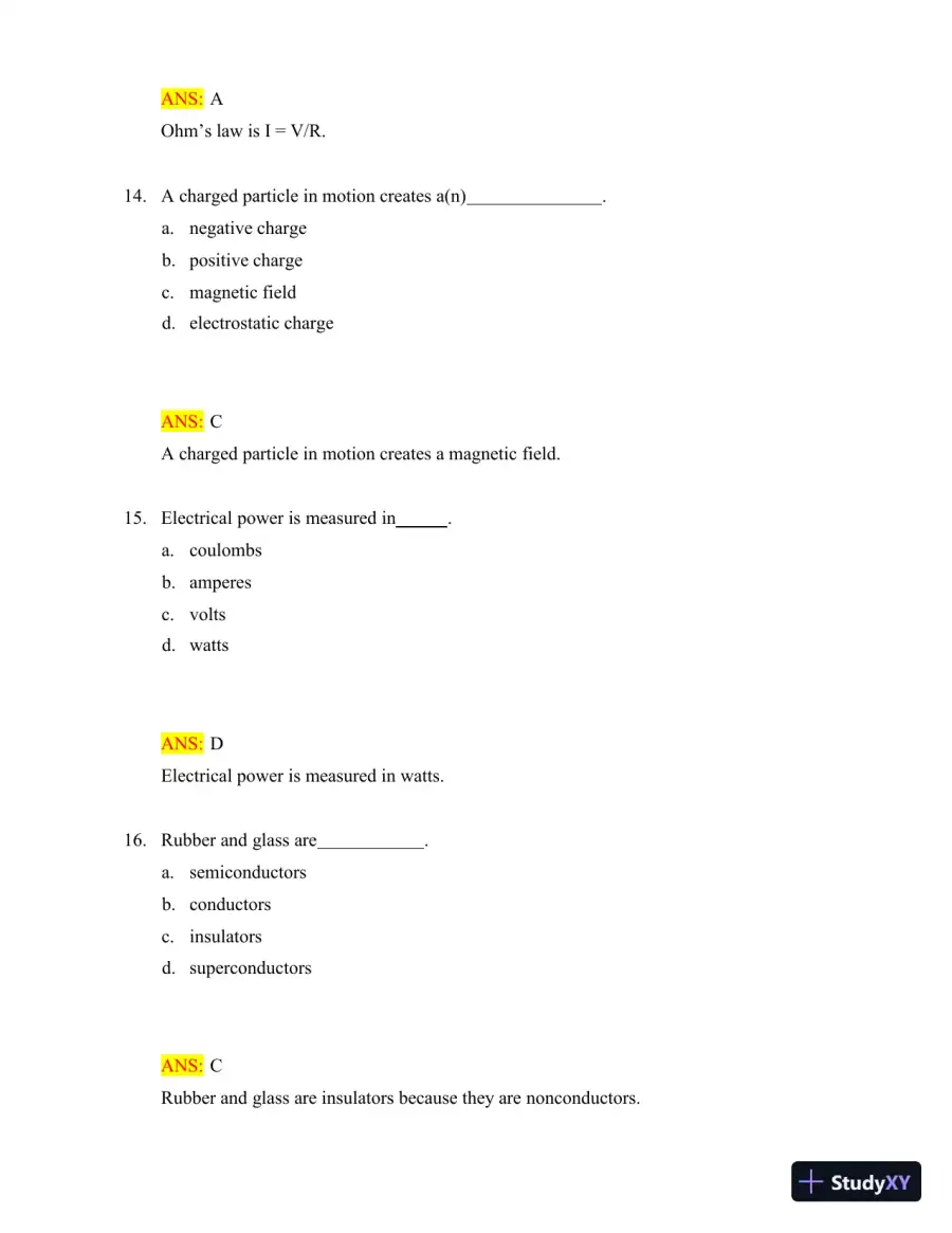Test Bank for Radiologic Science for Technologists: Physics, Biology, and Protection, 12th Edition (Chapters 1-40), page 21