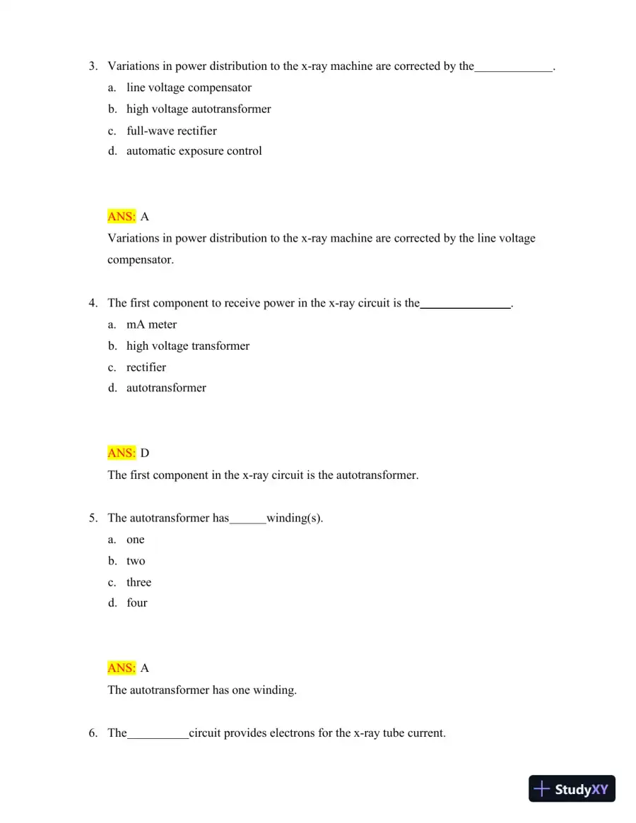 Test Bank for Radiologic Science for Technologists: Physics, Biology, and Protection, 12th Edition (Chapters 1-40), page 24