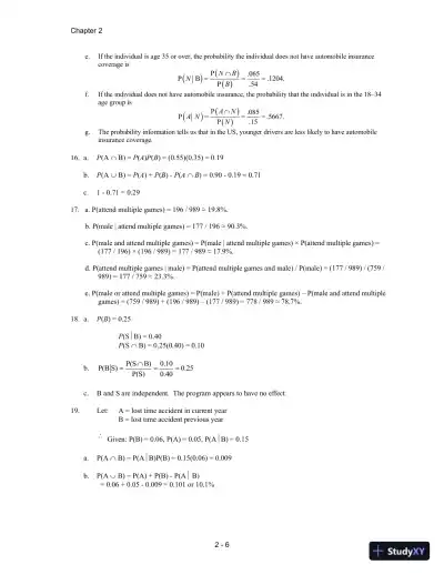 Solution Manual For Quantitative Methods For Business, 13th Edition - Page 17 preview image