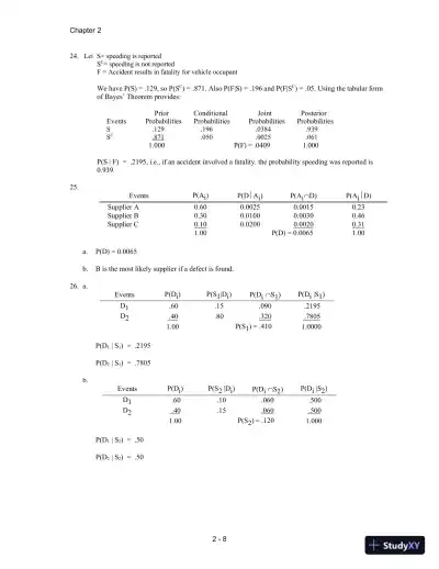 Solution Manual For Quantitative Methods For Business, 13th Edition - Page 19 preview image
