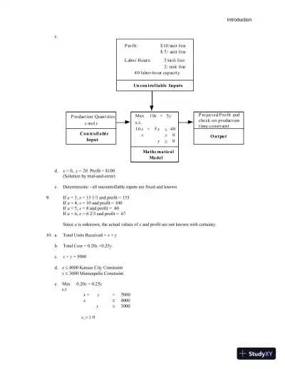 Solution Manual For Quantitative Methods For Business, 13th Edition - Page 7 preview image