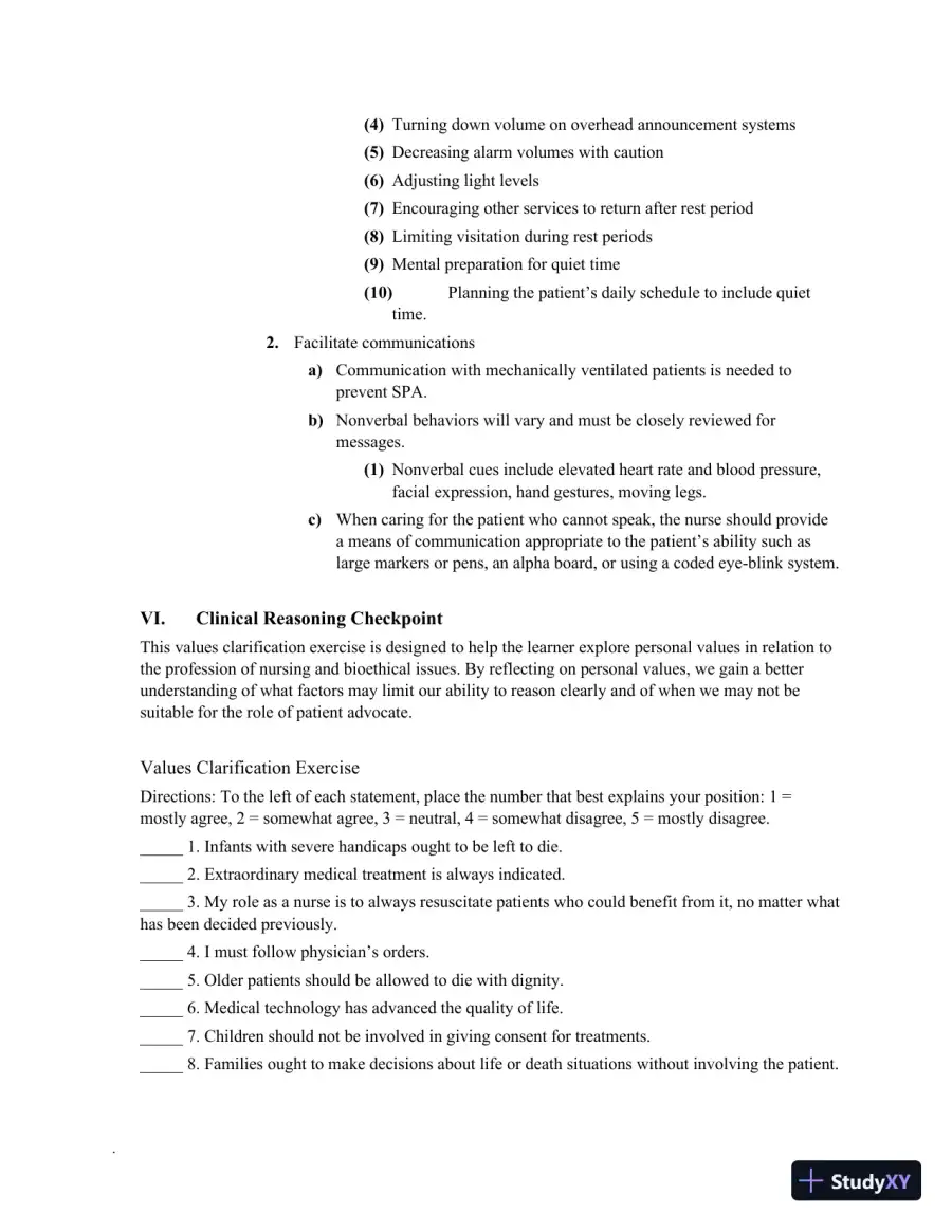 Class Notes for High-Acuity Nursing, 7th Edition, page 21