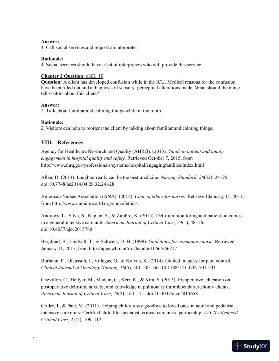 Class Notes for High-Acuity Nursing, 7th Edition, page 26