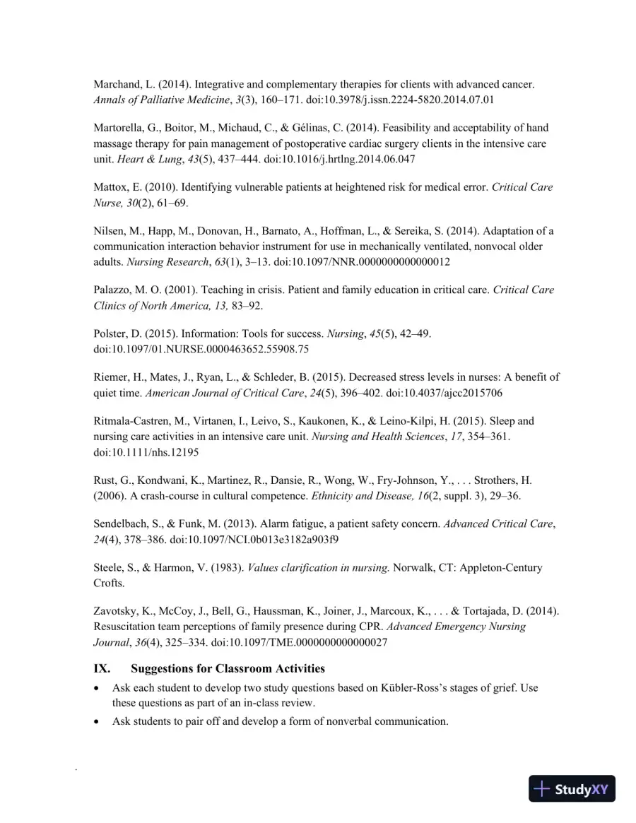 Class Notes for High-Acuity Nursing, 7th Edition, page 28