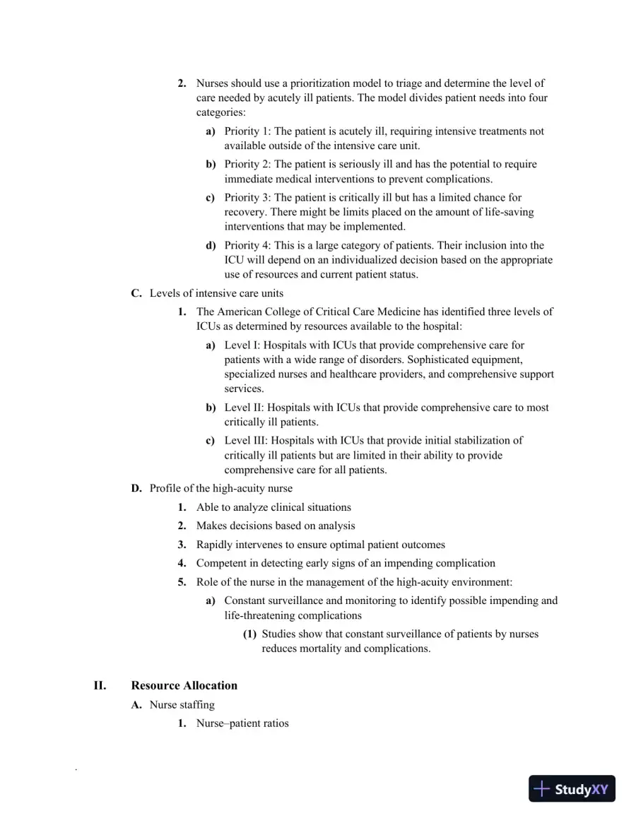 Class Notes for High-Acuity Nursing, 7th Edition, page 4