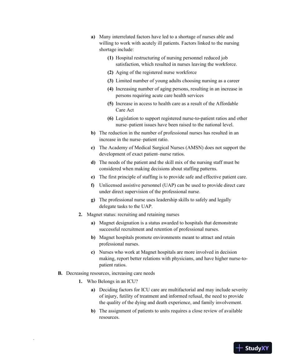 Class Notes for High-Acuity Nursing, 7th Edition, page 5