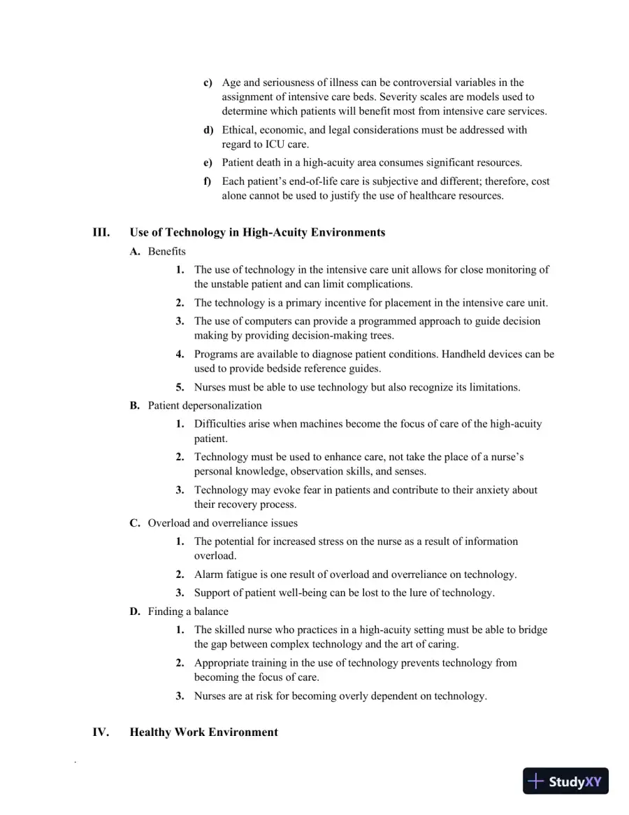 Class Notes for High-Acuity Nursing, 7th Edition, page 6