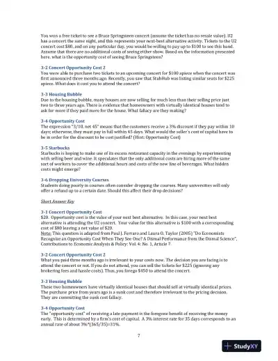 Managerial Economics, 3rd Edition Solution Manual - Page 10 preview image