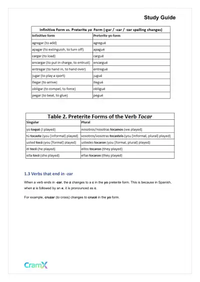Spanish I - The Imperfect Tense - Page 2 preview image