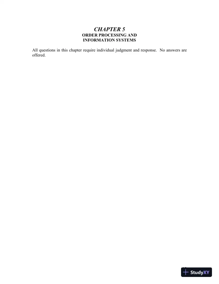 Solution Manual for Business Logistics/Supply Chain Management, 5th Edition, page 16