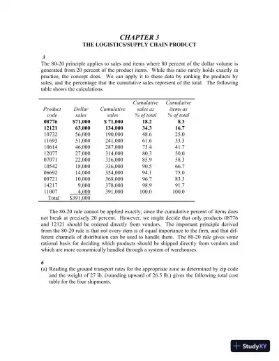 Solution Manual for Business Logistics/Supply Chain Management, 5th Edition - Page 7 preview image