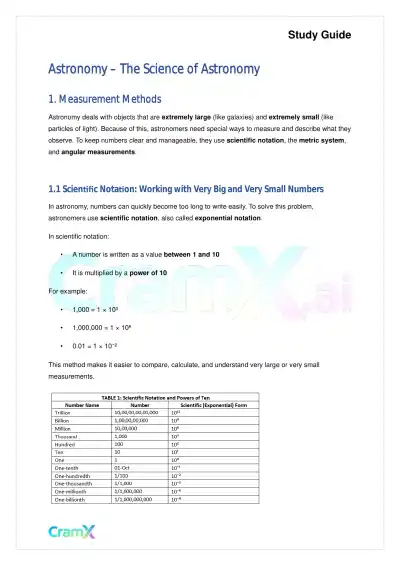 Astronomy - The Science of Astronomy - Page 1 preview image