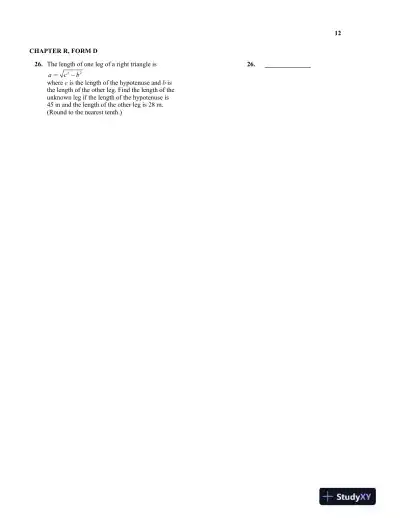 Test Bank for College Algebra, 13th Edition - Page 15 preview image