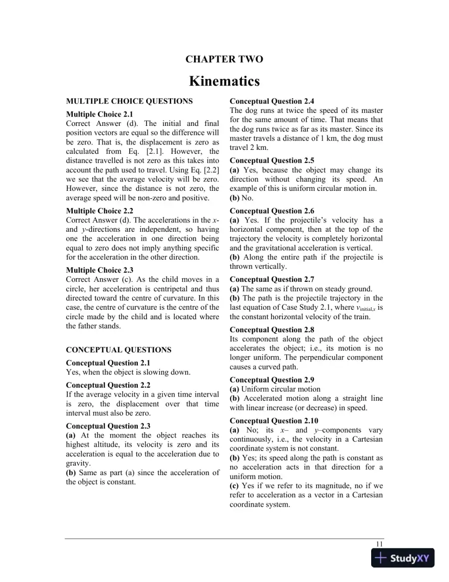 Physics For The Life Sciences , 2nd UK Ed. Edition Solution Manual, page 12