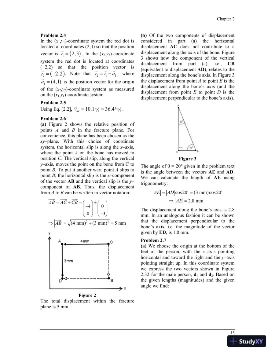 Physics For The Life Sciences , 2nd UK Ed. Edition Solution Manual, page 14