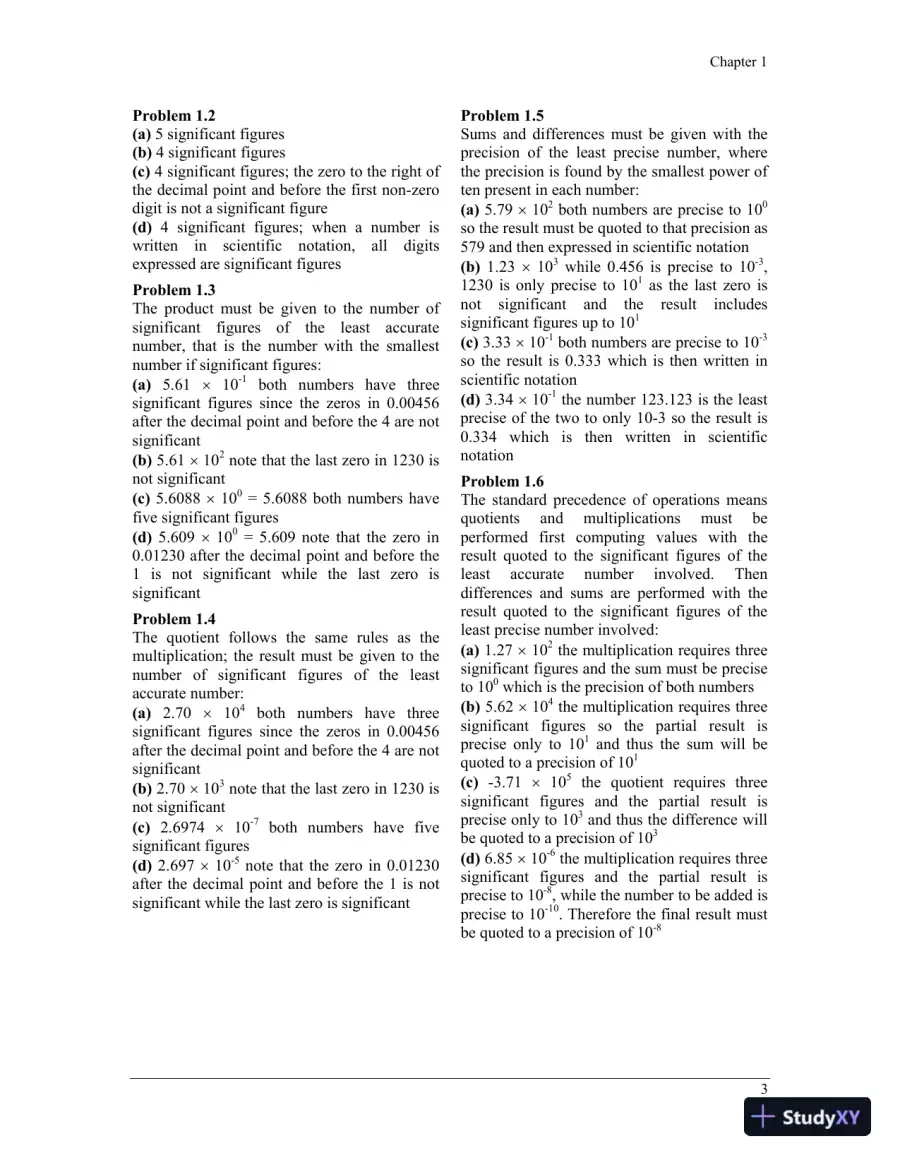 Physics For The Life Sciences , 2nd UK Ed. Edition Solution Manual, page 4