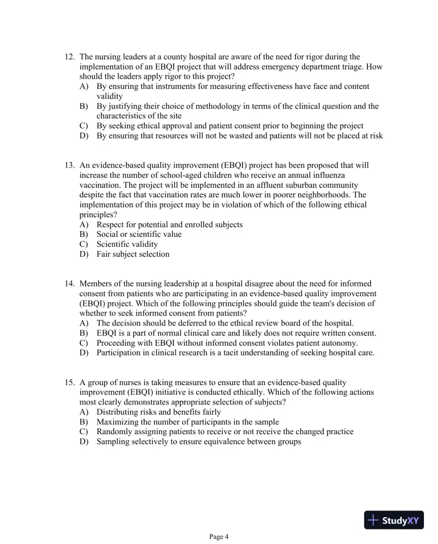 Test Bank For Evidence-Based Practice in Nursing and Healthcare, 4th Edition, page 15