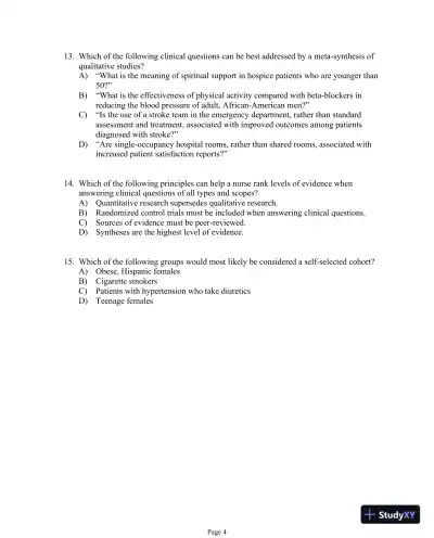 Test Bank For Evidence-Based Practice in Nursing and Healthcare, 4th Edition - Page 20 preview image