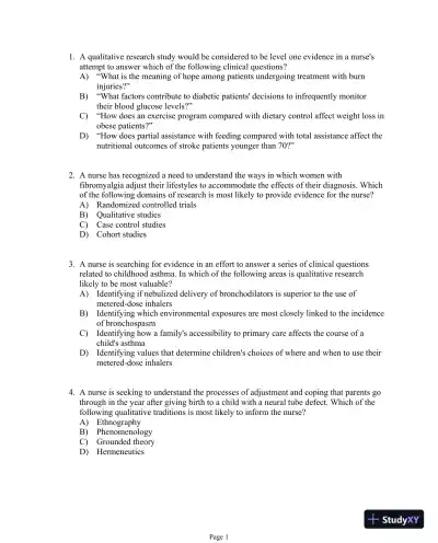 Test Bank For Evidence-Based Practice in Nursing and Healthcare, 4th Edition - Page 22 preview image