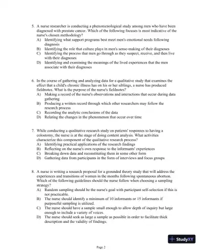 Test Bank For Evidence-Based Practice in Nursing and Healthcare, 4th Edition - Page 23 preview image