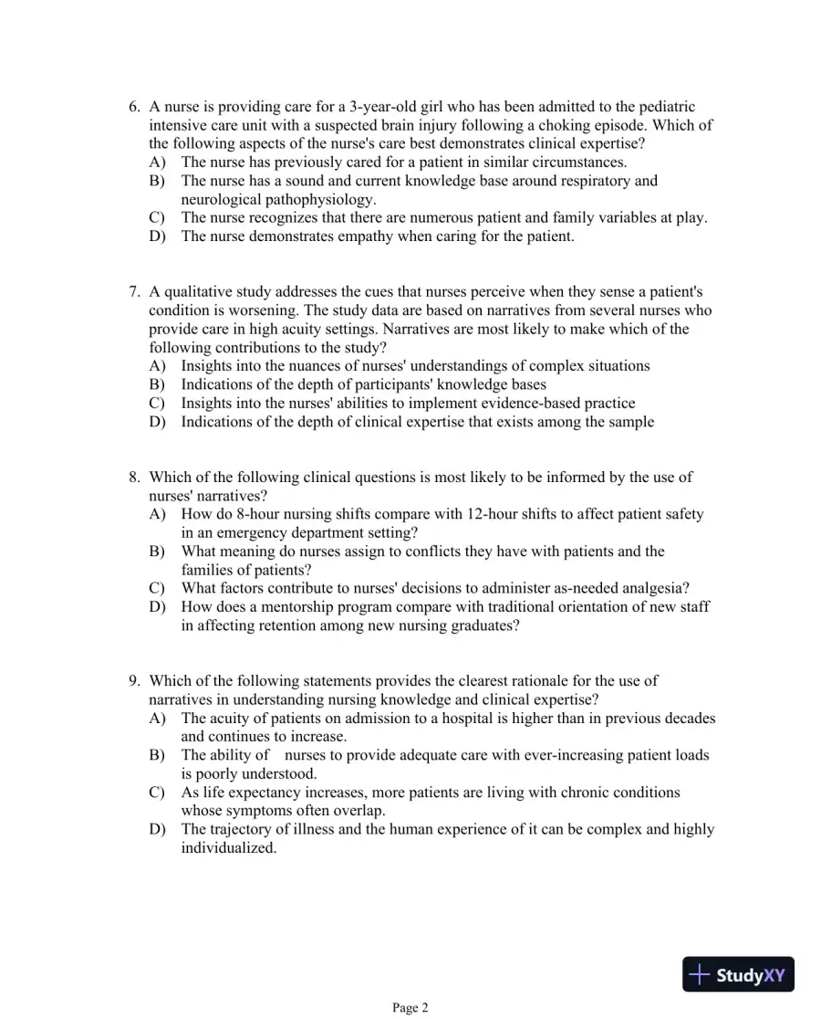 Test Bank For Evidence-Based Practice in Nursing and Healthcare, 4th Edition, page 28