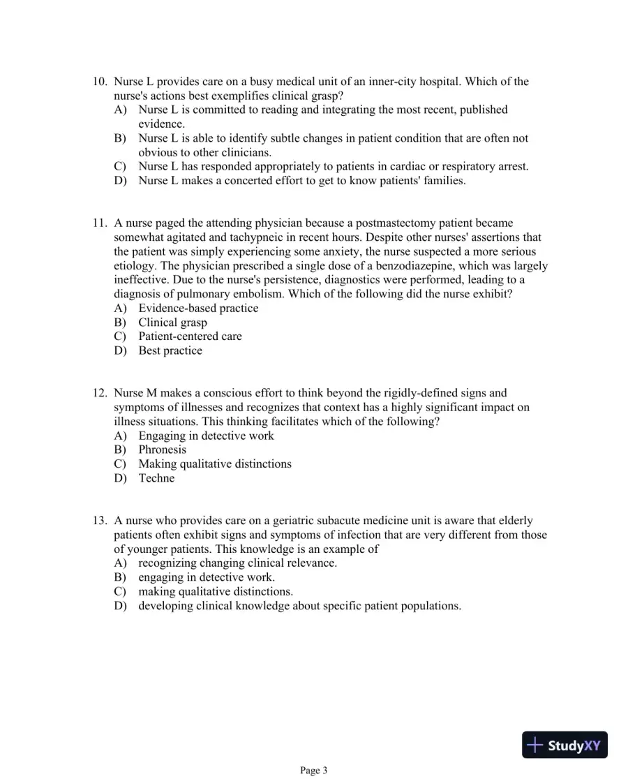 Test Bank For Evidence-Based Practice in Nursing and Healthcare, 4th Edition, page 29