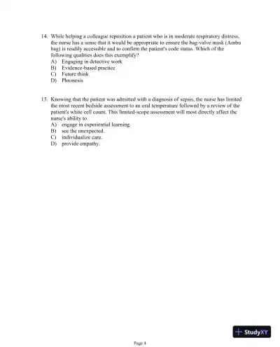 Test Bank For Evidence-Based Practice in Nursing and Healthcare, 4th Edition - Page 30 preview image