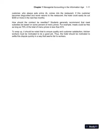 Solution Manual For Managerial Accounting, 7th Edition - Page 12 preview image