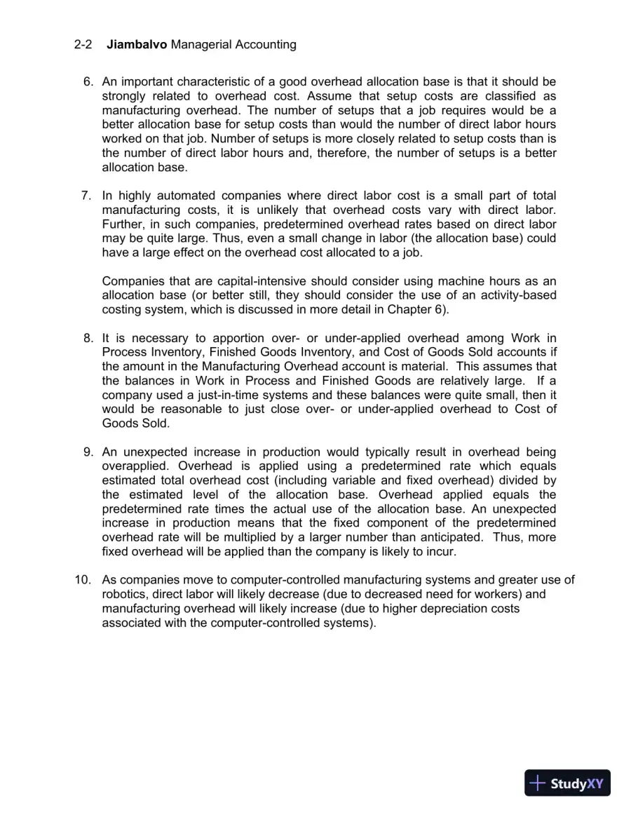 Solution Manual For Managerial Accounting, 7th Edition, page 15