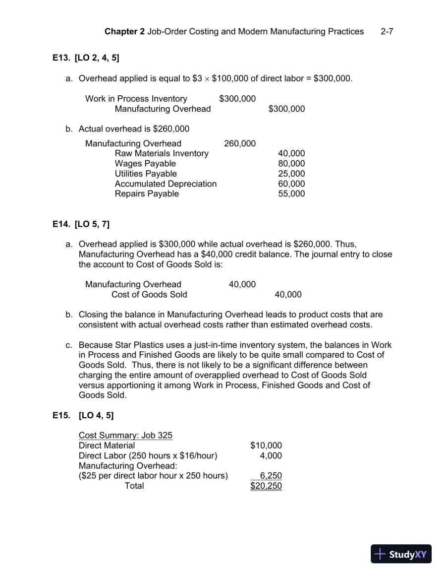 Solution Manual For Managerial Accounting, 7th Edition, page 20