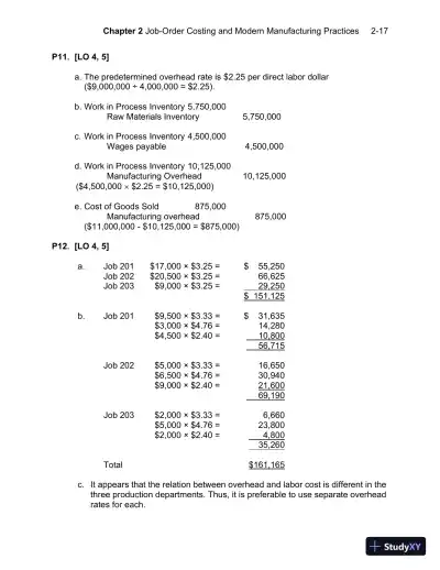 Solution Manual For Managerial Accounting, 7th Edition - Page 30 preview image