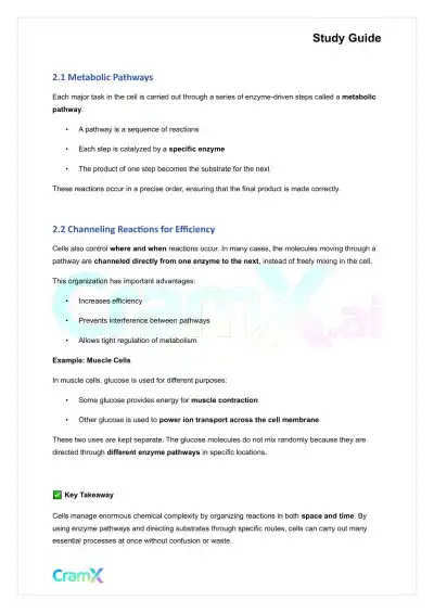 Biochemistry I - Introduction to Biological Energy Flow - Page 2 preview image