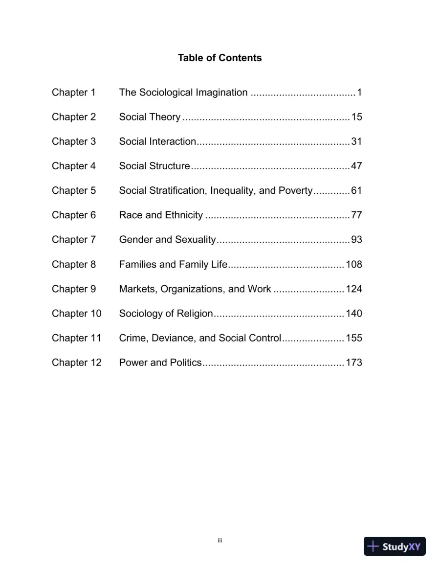 Test Bank for The Sociology Project: Essentials, page 3