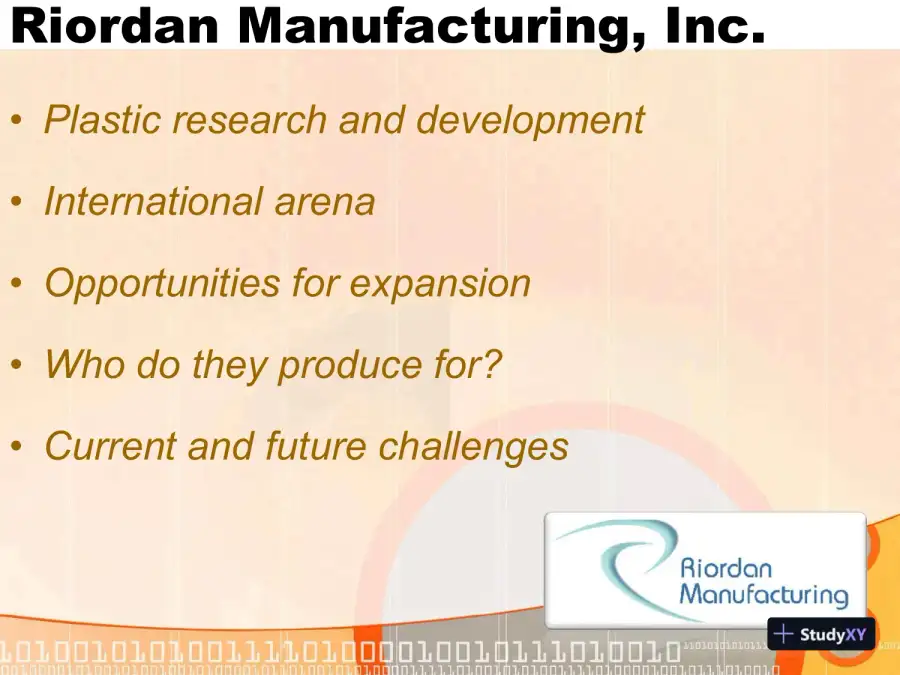 Service Request Proposal - Riordan Manufacturing, Inc., page 5