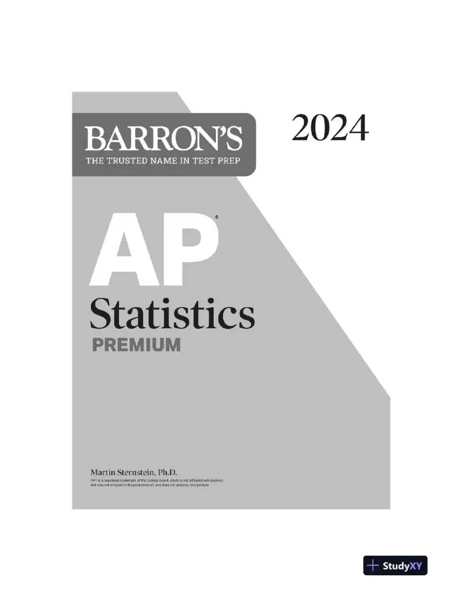 AP Statistics Premium, 2024 (2024), page 3