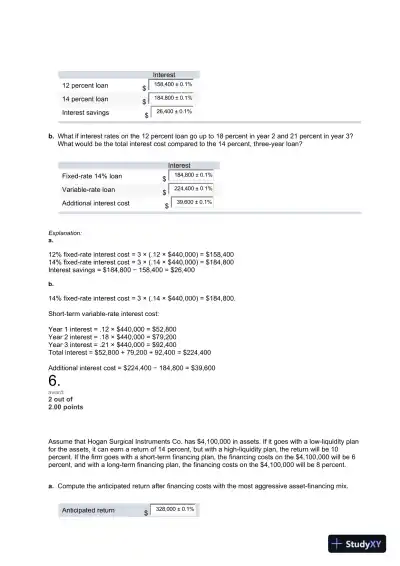 Liberty University BUSI 320 connect homework 3 correct answers 100% guaranteed with explanations - Page 8 preview image