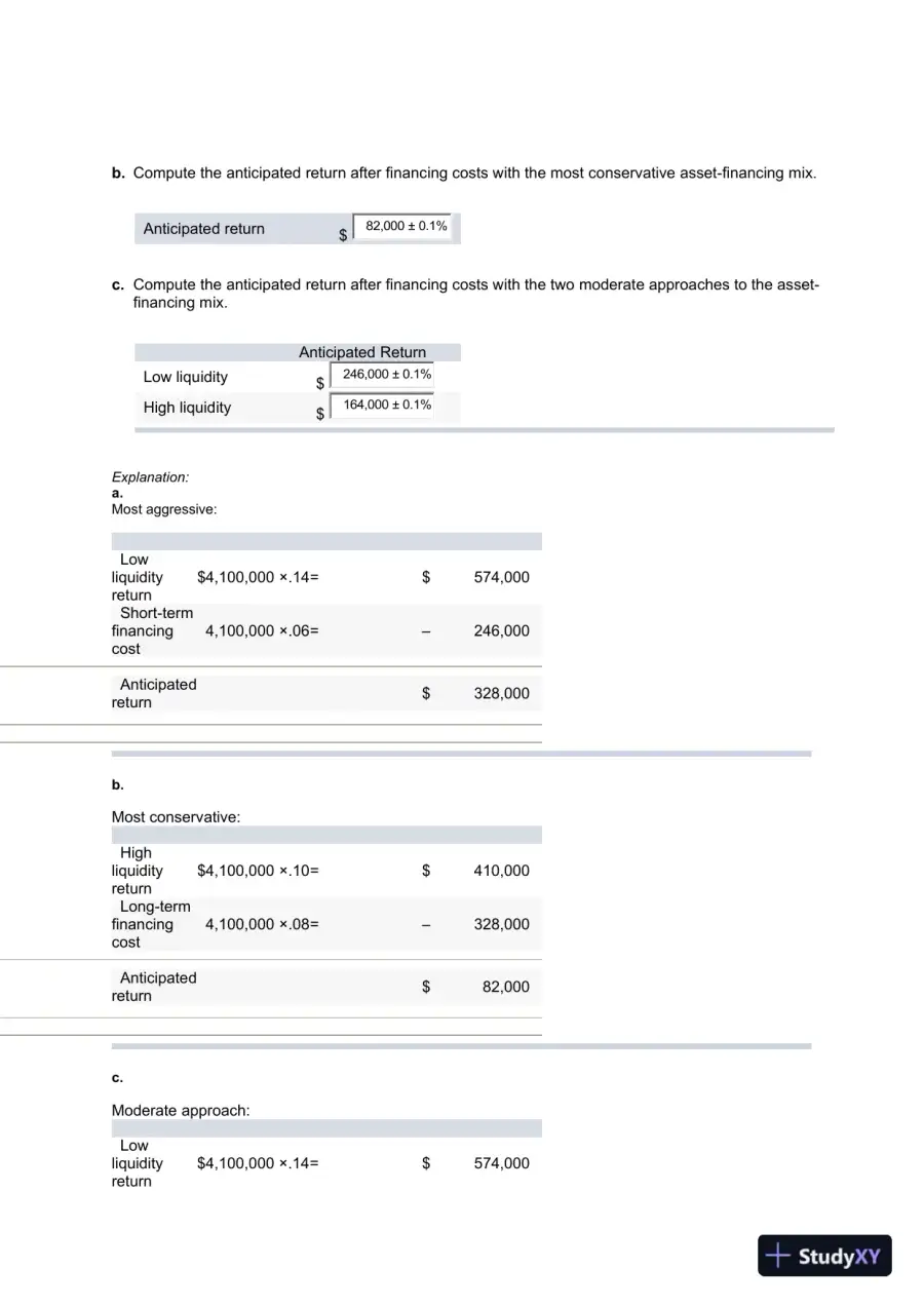 Liberty University BUSI 320 connect homework 3 correct answers 100% guaranteed with explanations, page 9