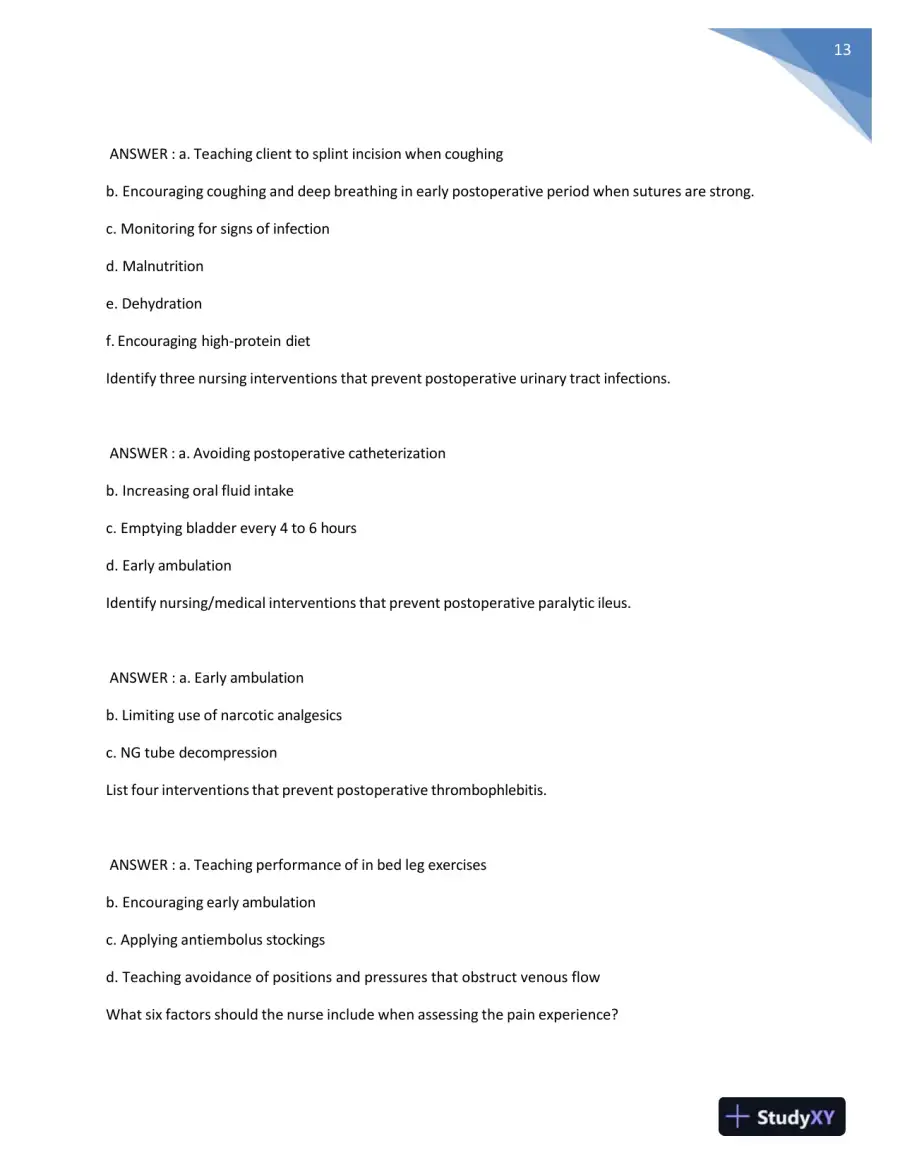 2023 HESI Fundamentals of Nursing Practice Exam With Answers (319 Solved Questions), page 14