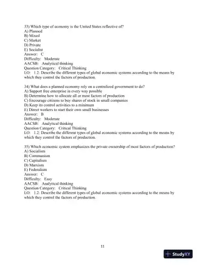 Test Bank for Business Essentials, 13th Edition - Page 12 preview image