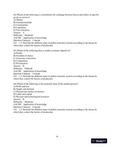 Test Bank for Business Essentials, 13th Edition - Page 15 preview image