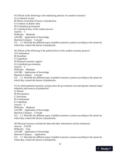 Test Bank for Business Essentials, 13th Edition - Page 16 preview image