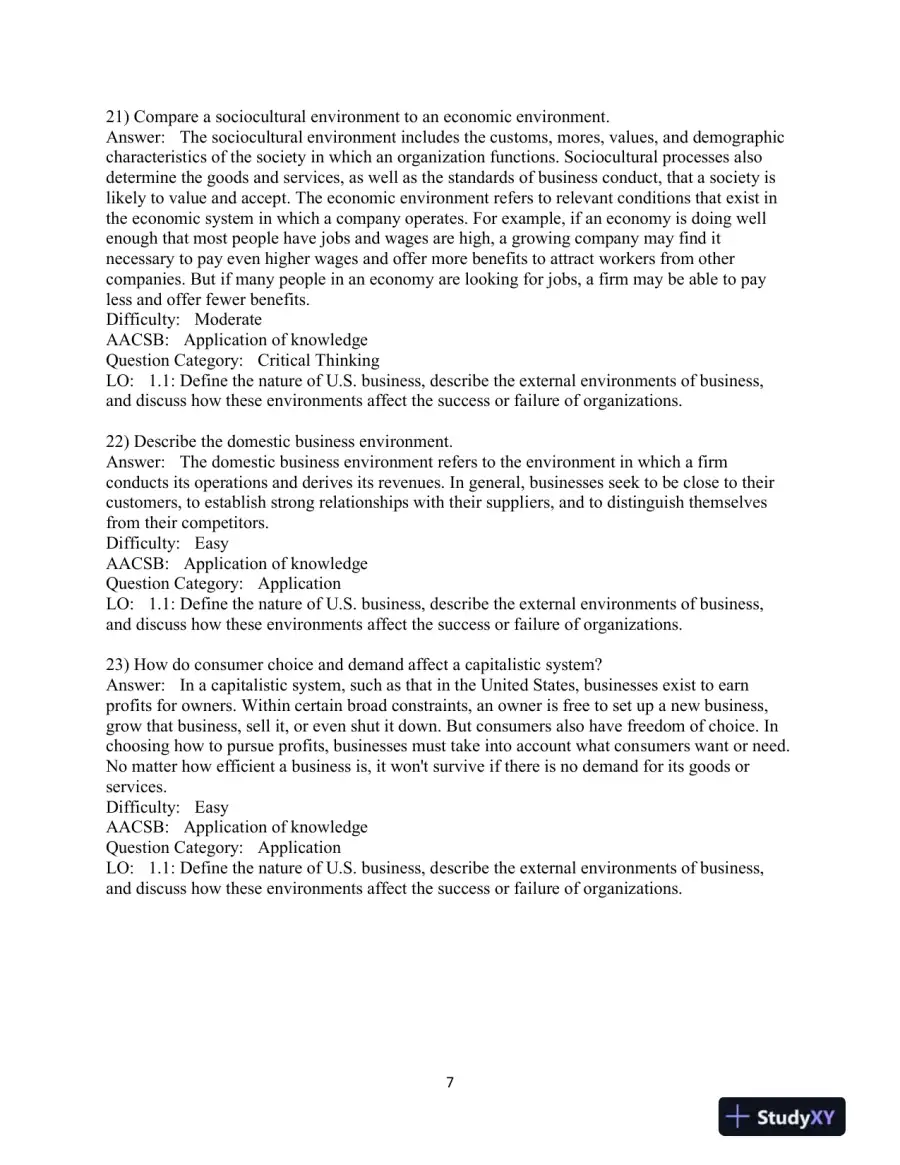 Test Bank for Business Essentials, 13th Edition, page 8