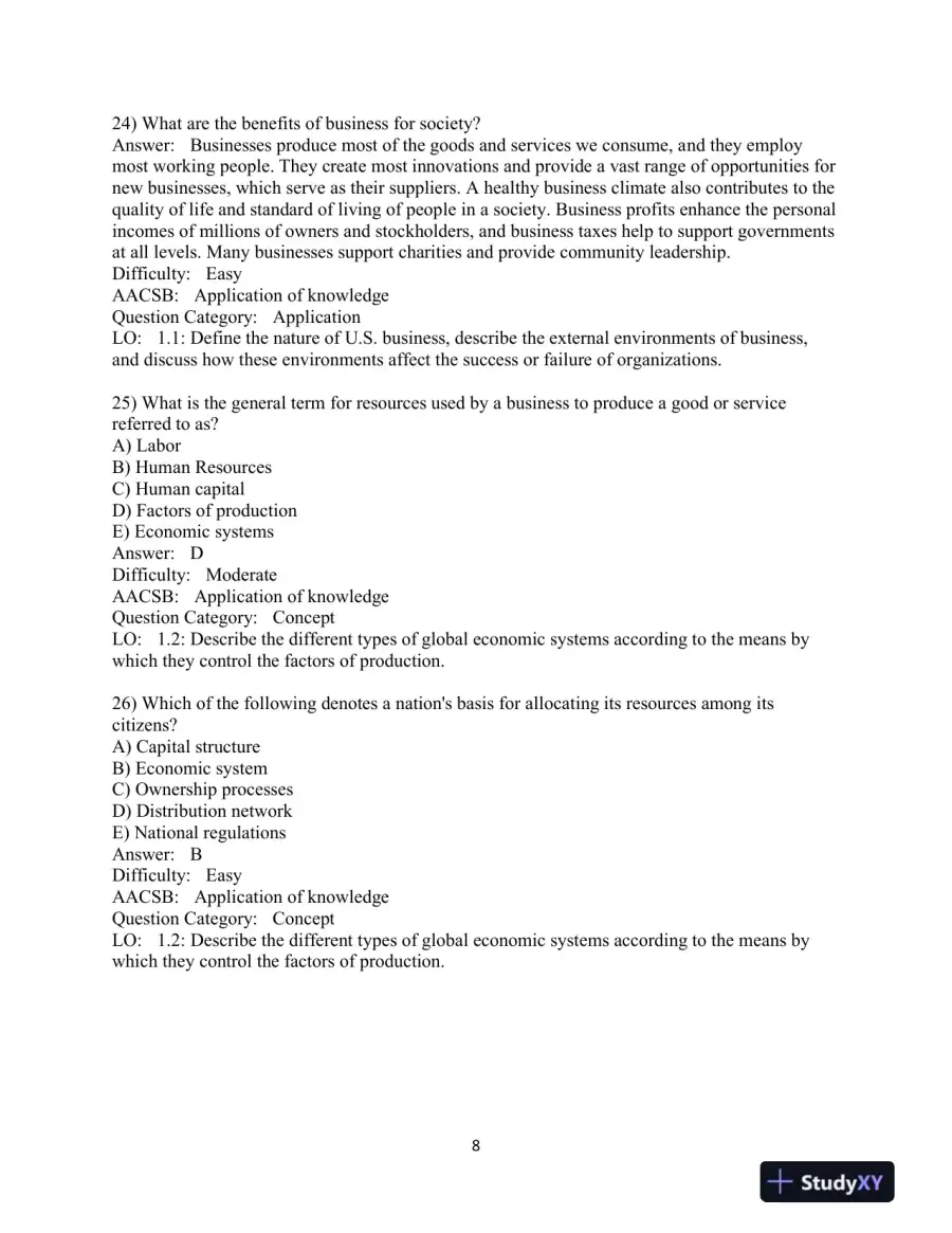 Test Bank for Business Essentials, 13th Edition, page 9