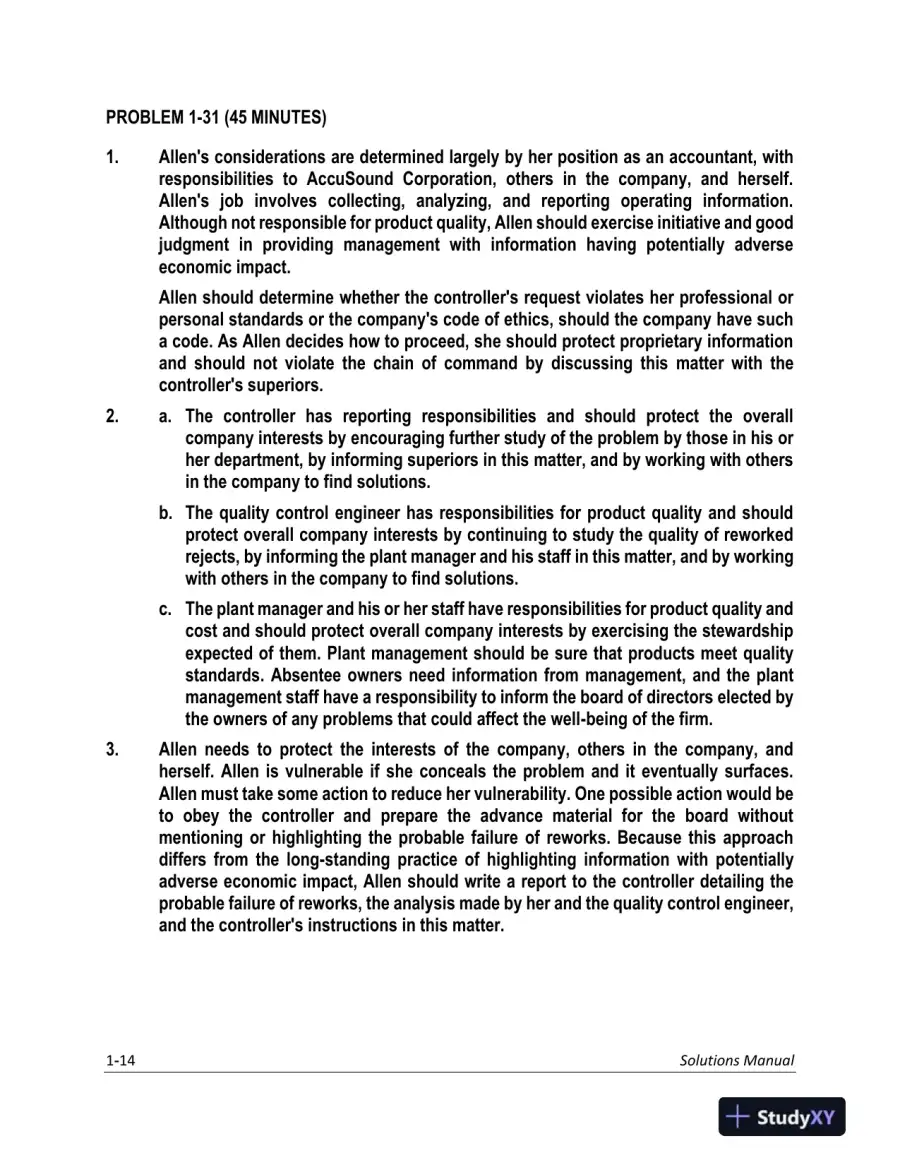 Solution Manual For International Accounting, 5th Edition, page 15