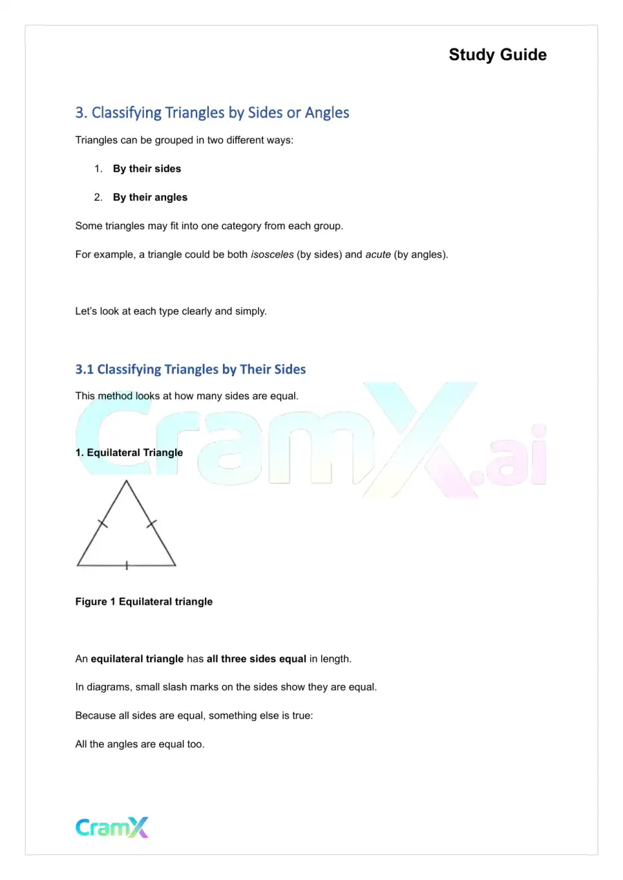 Geometry - Triangles, page 6