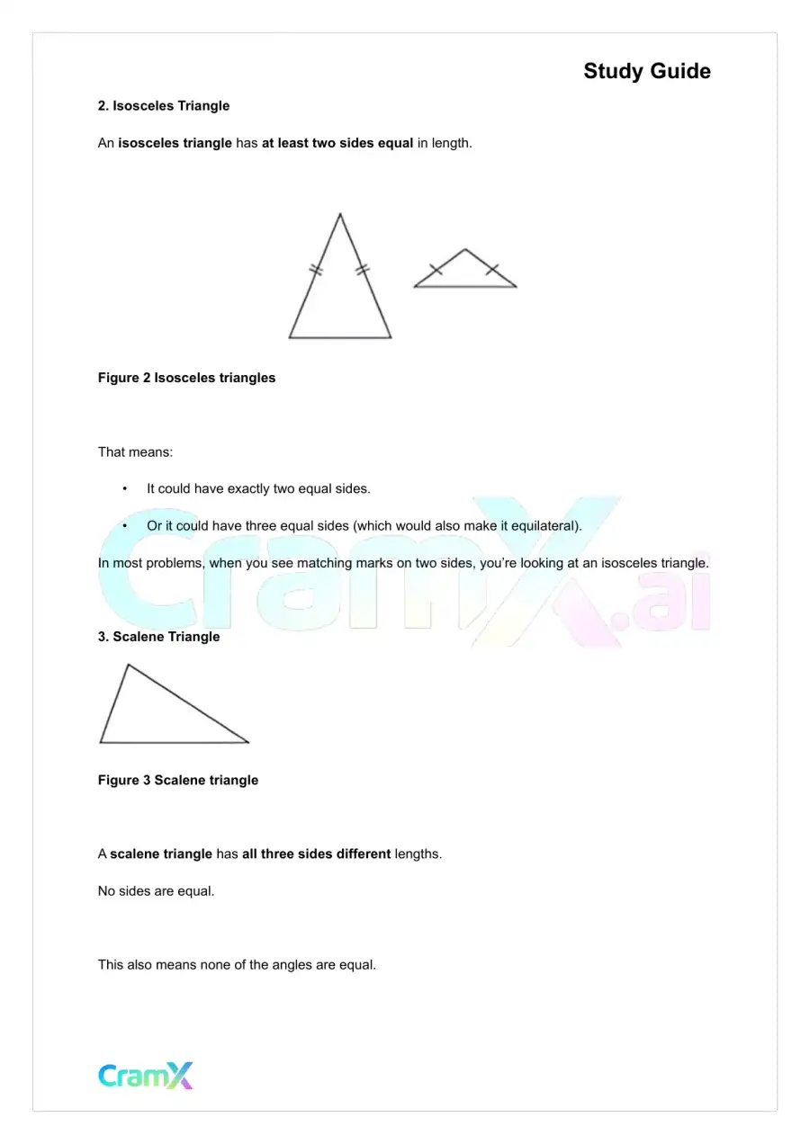 Geometry - Triangles, page 7