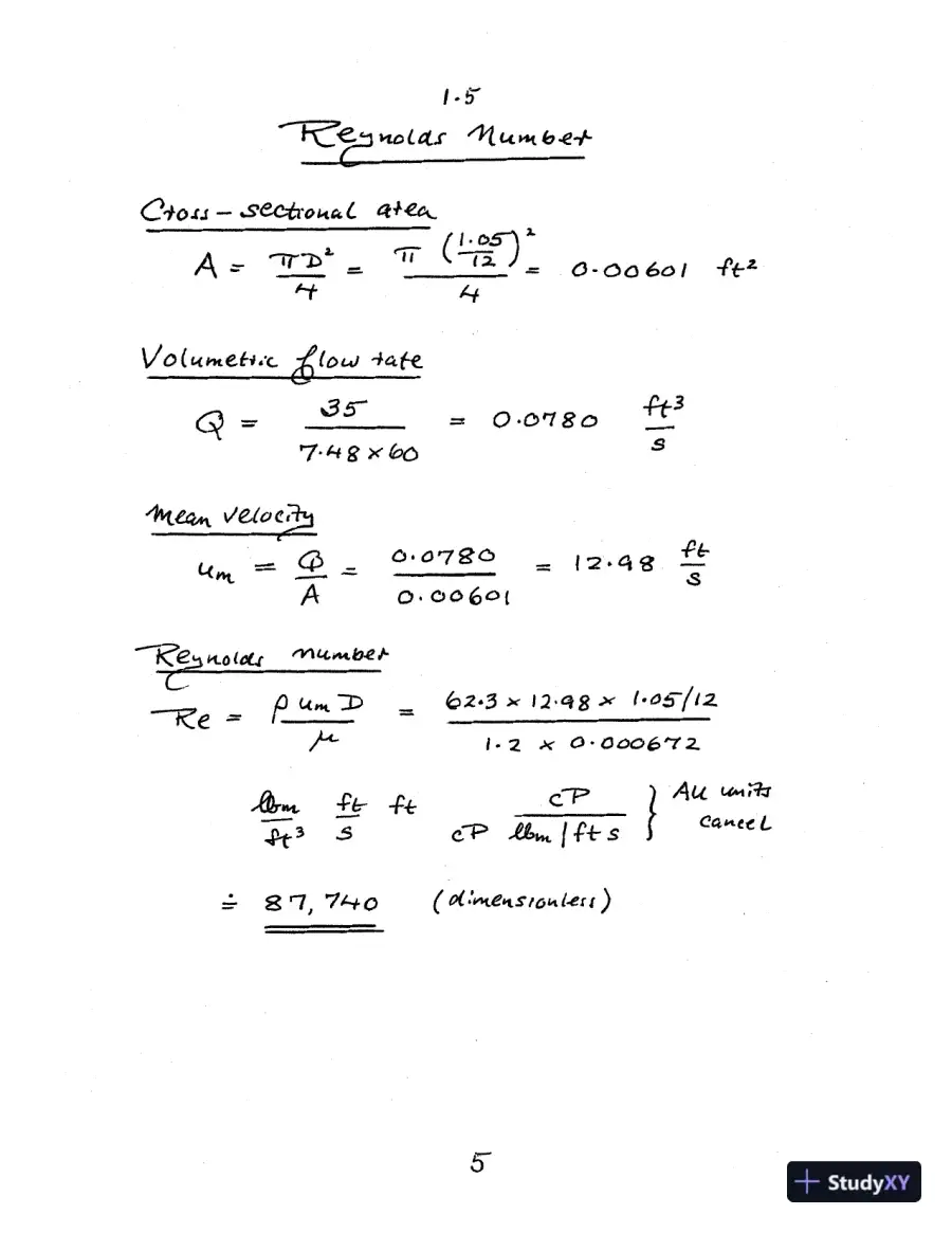 Solution Manual For Fluid Mechanics For Chemical Engineers With Microfluidics And Cfd, 2nd Edition, page 7