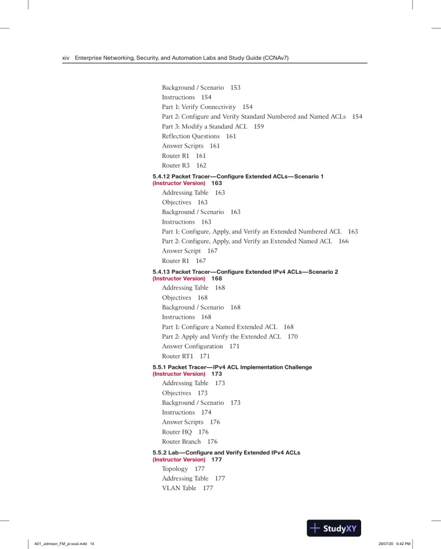 Solution Manual for Enterprise Networking, Security, and Automation Labs and Study Guide (CCNAv7), page 11